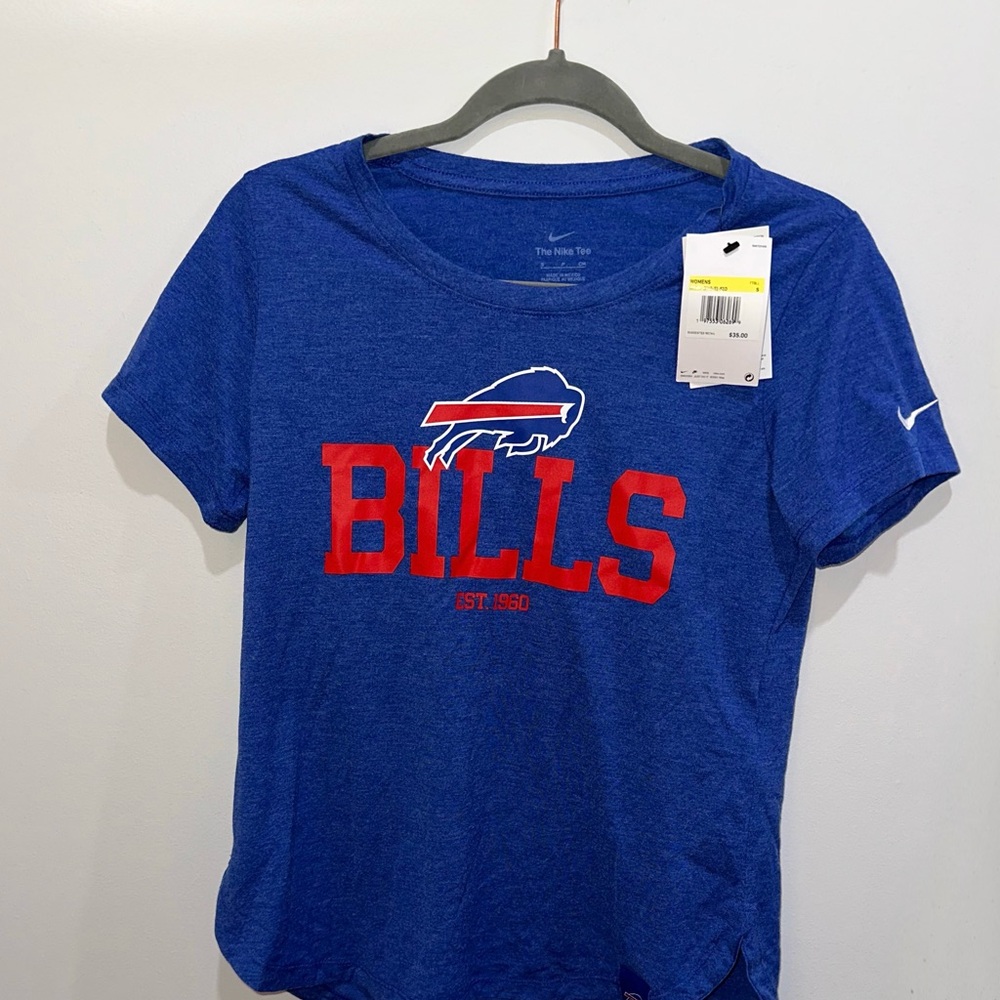 Nike Women's Blue Bills Short Sleeve Tee